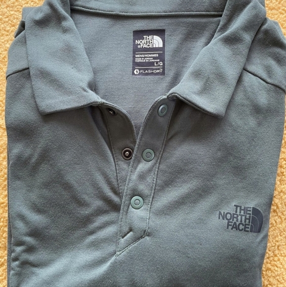 North Face Original Flashdry Hiking Polo - Picture 2 of 3